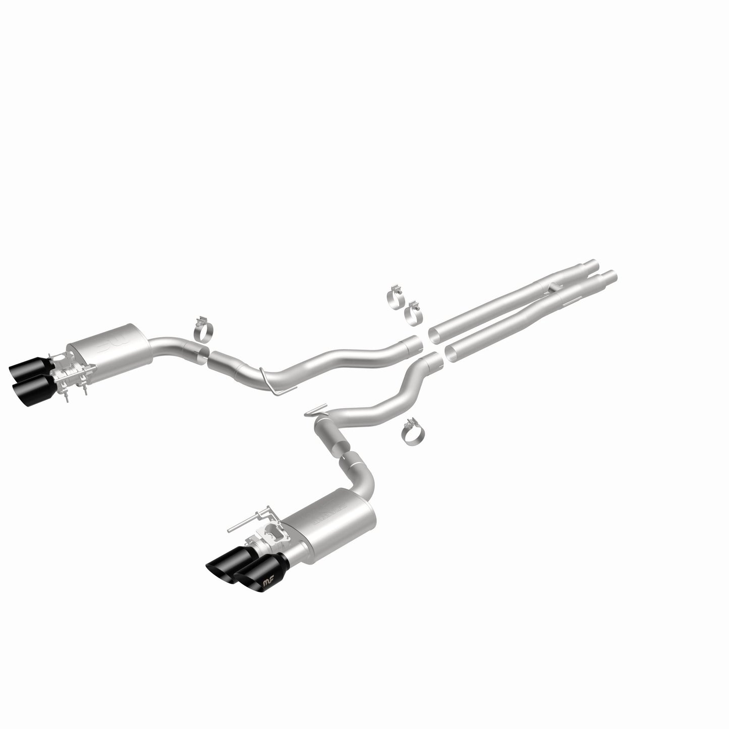 MagnaFlow 19643 - Competition Series Black Chrome Tips Cat-Back System