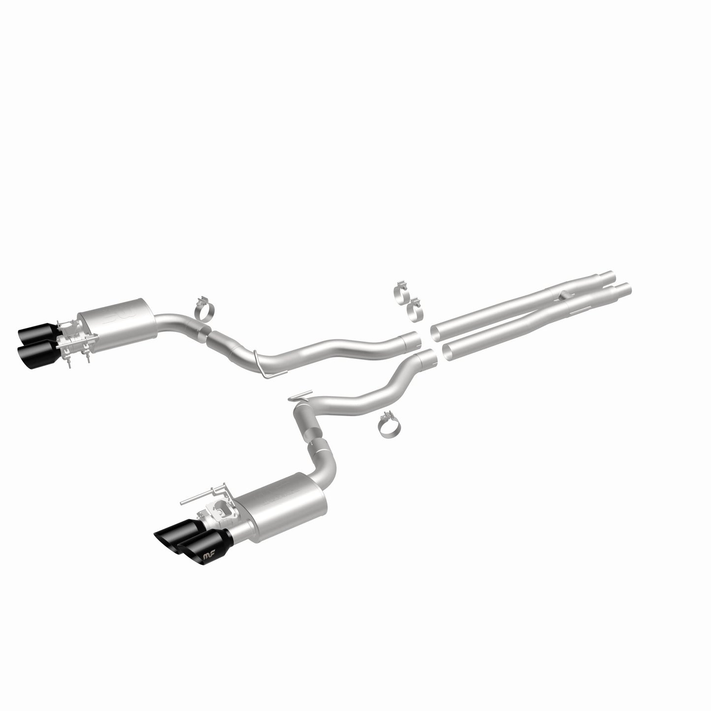 MagnaFlow 19643 - Competition Series Black Chrome Tips Cat-Back System