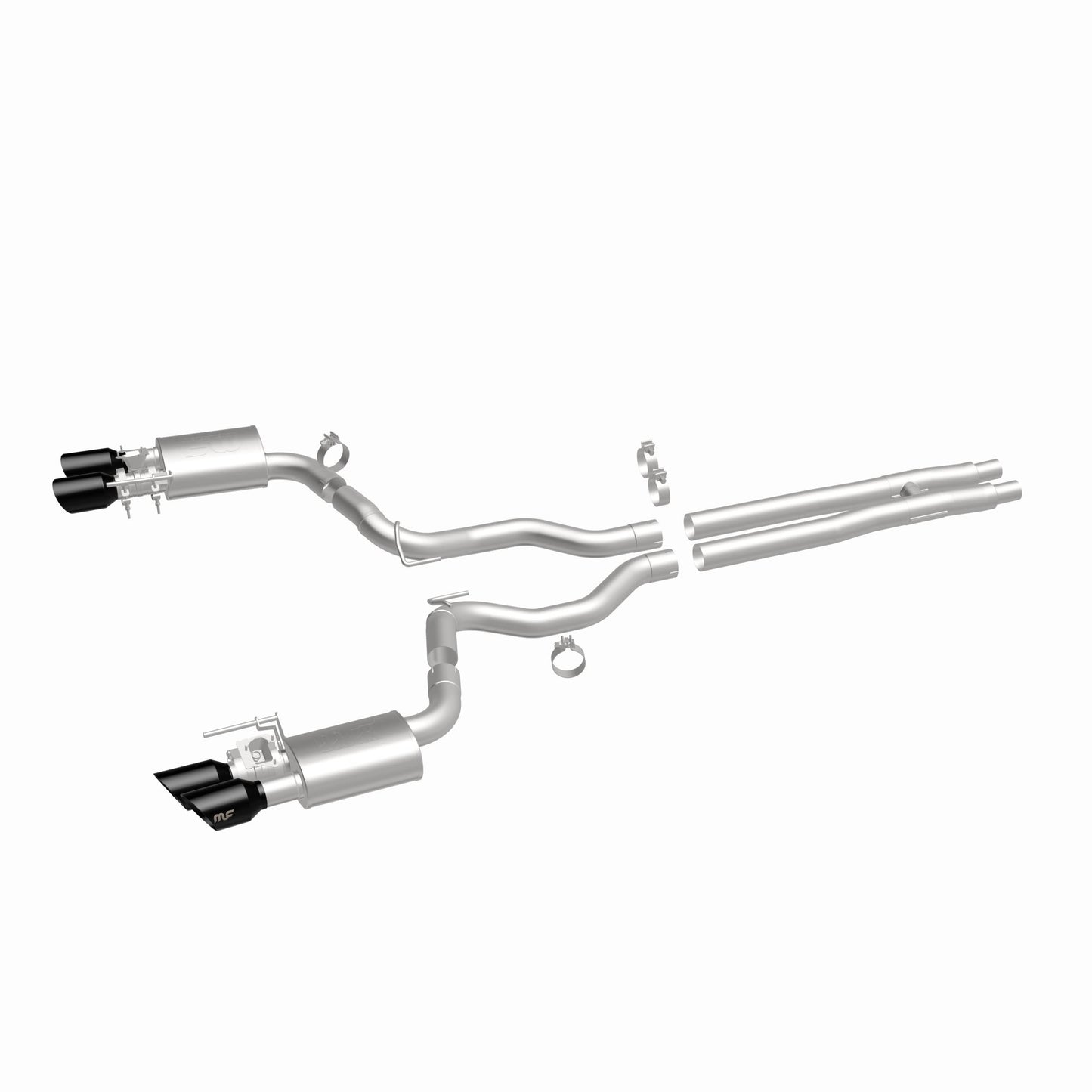 MagnaFlow 19643 - Competition Series Black Chrome Tips Cat-Back System