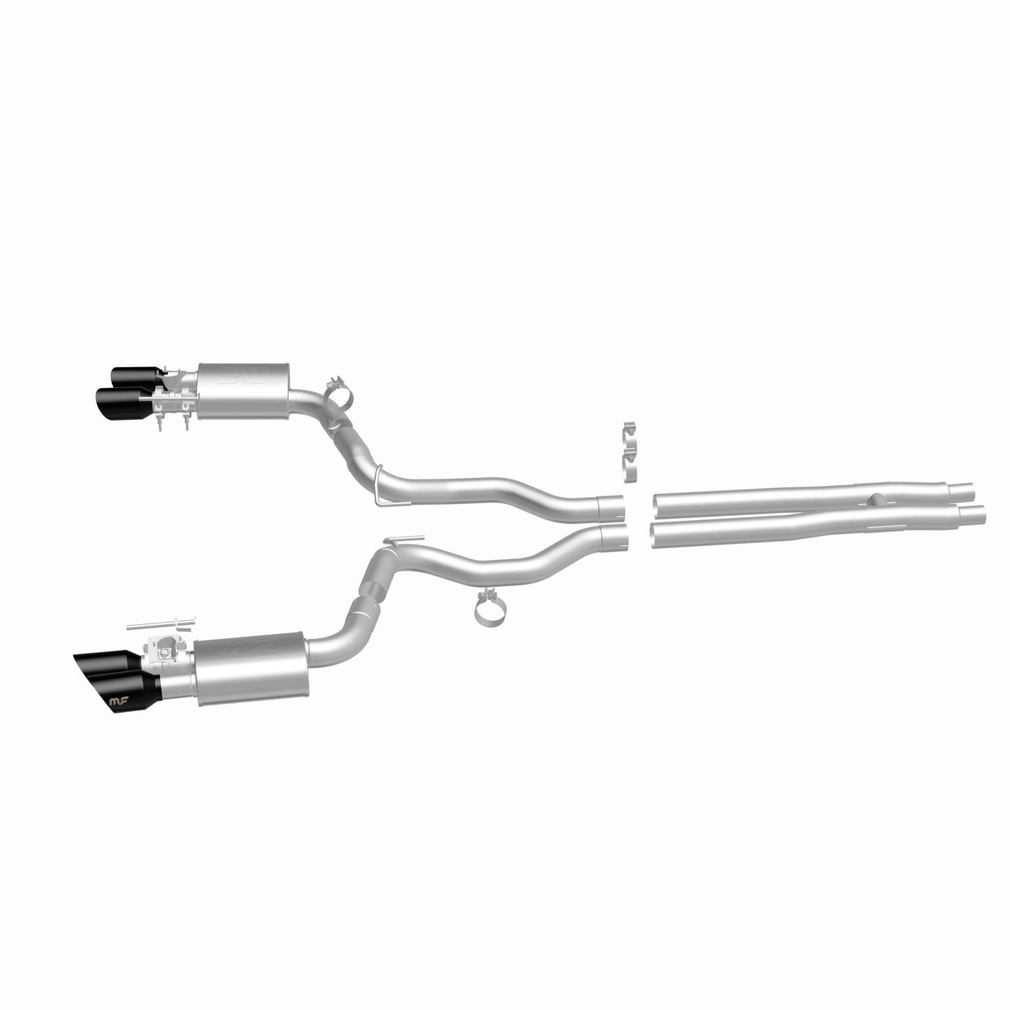 MagnaFlow 19643 - Competition Series Black Chrome Tips Cat-Back System