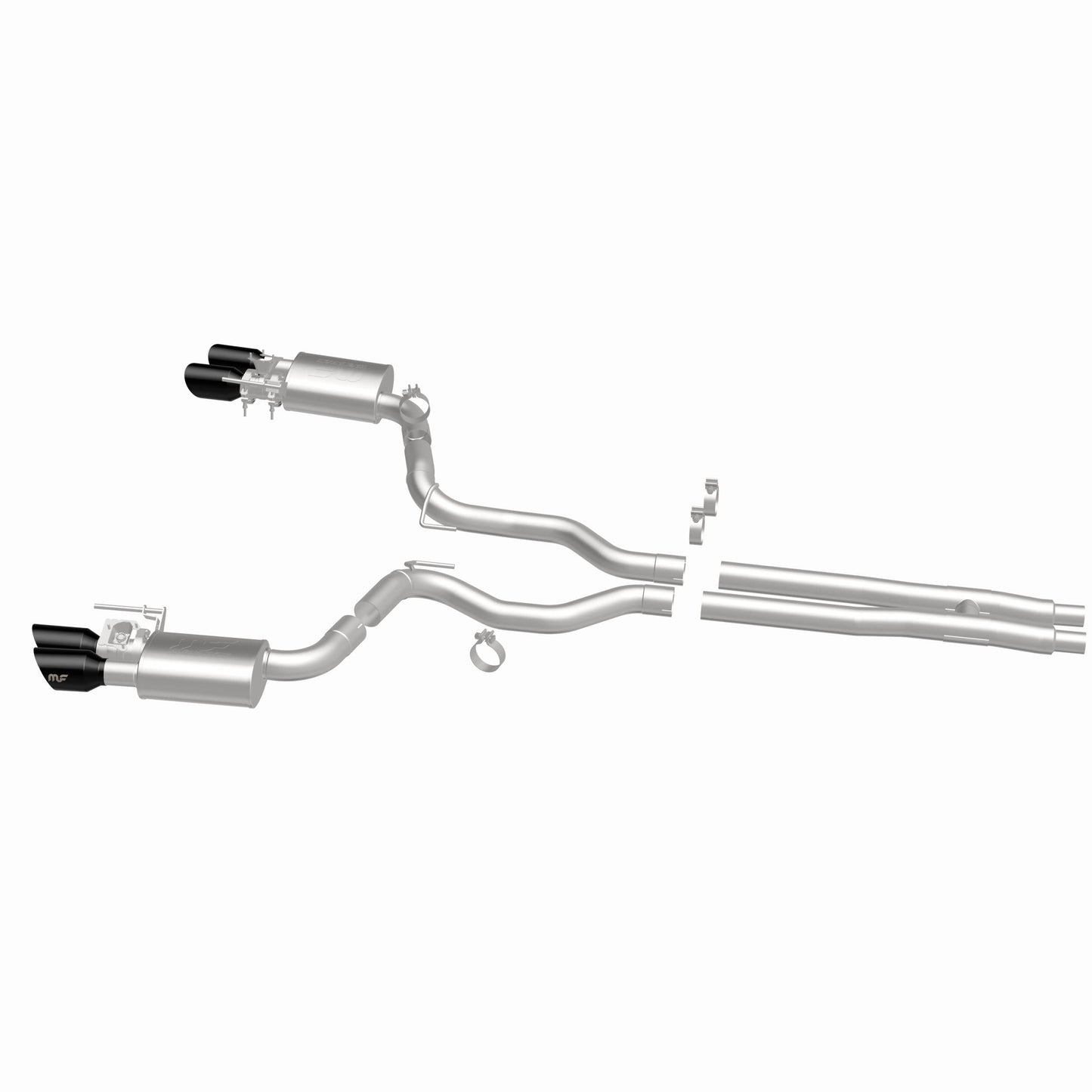 MagnaFlow 19643 - Competition Series Black Chrome Tips Cat-Back System