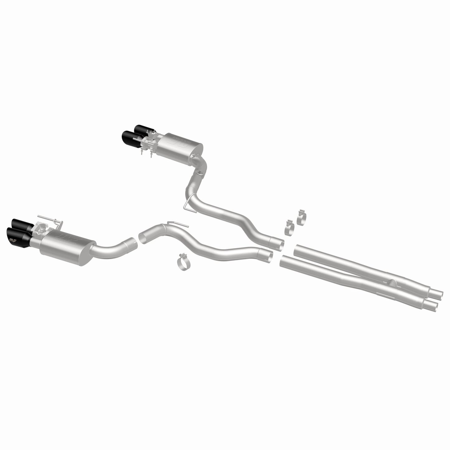 MagnaFlow 19643 - Competition Series Black Chrome Tips Cat-Back System