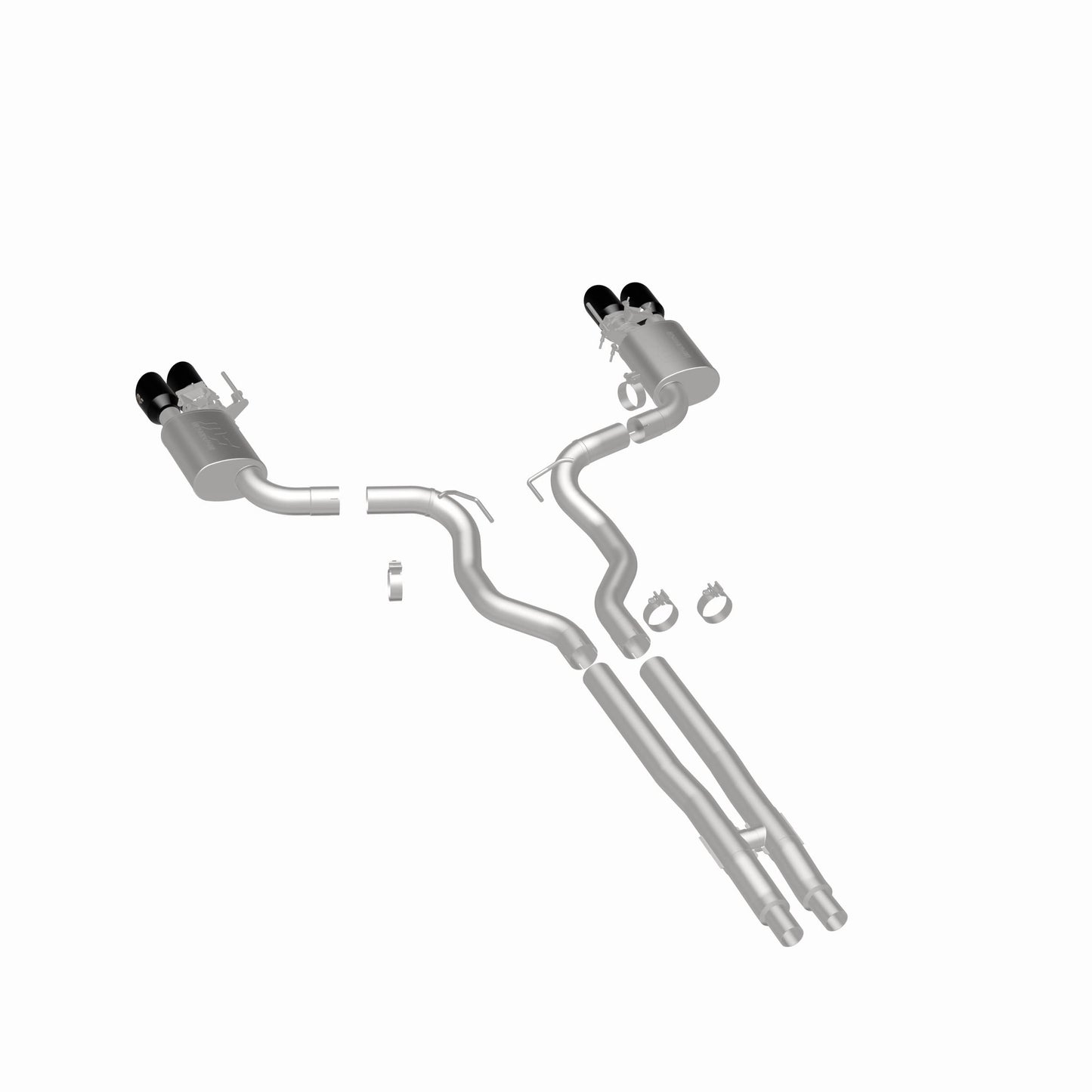 MagnaFlow 19643 - Competition Series Black Chrome Tips Cat-Back System