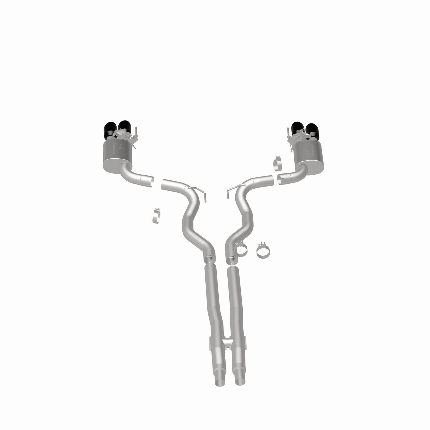 MagnaFlow 19643 - Competition Series Black Chrome Tips Cat-Back System