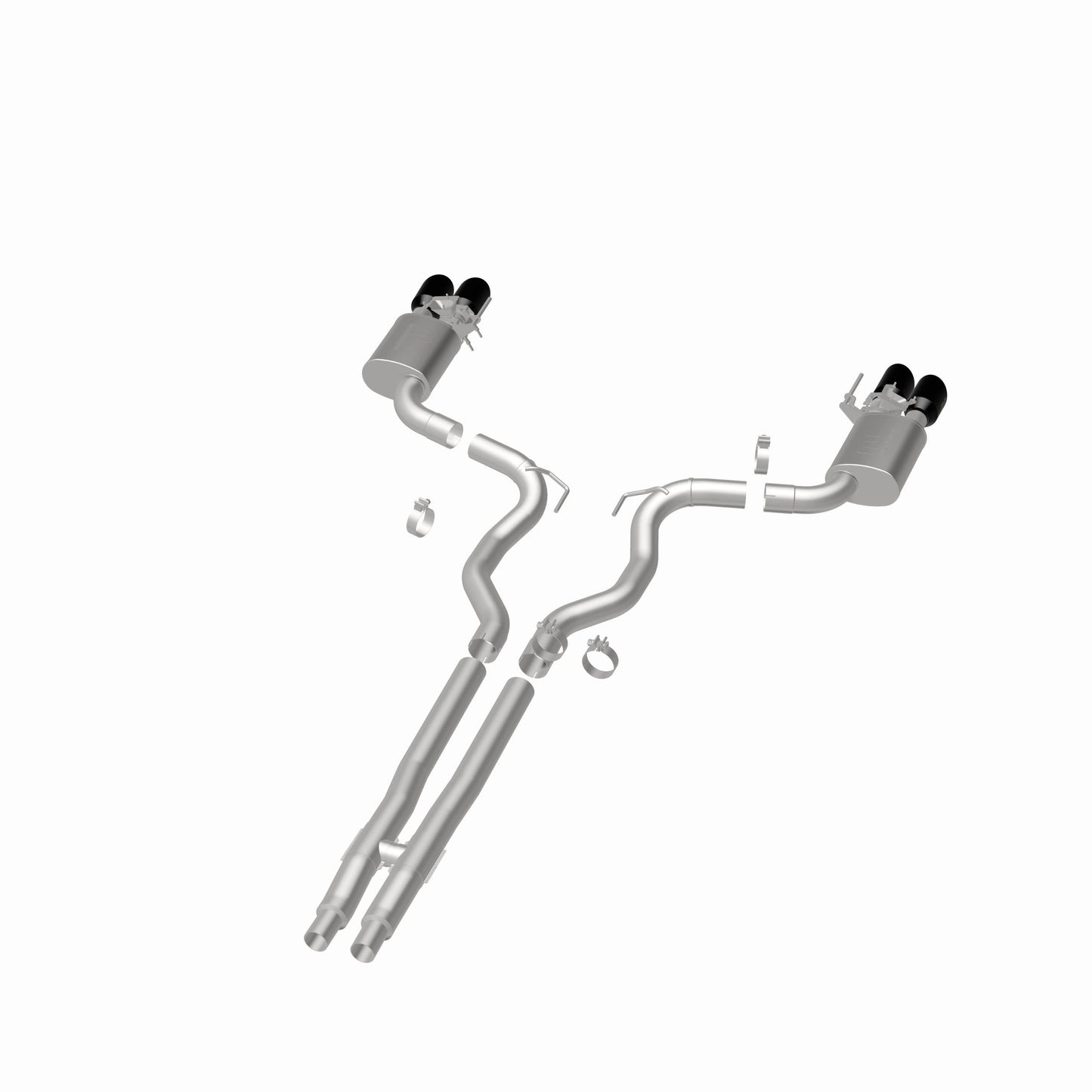 MagnaFlow 19643 - Competition Series Black Chrome Tips Cat-Back System