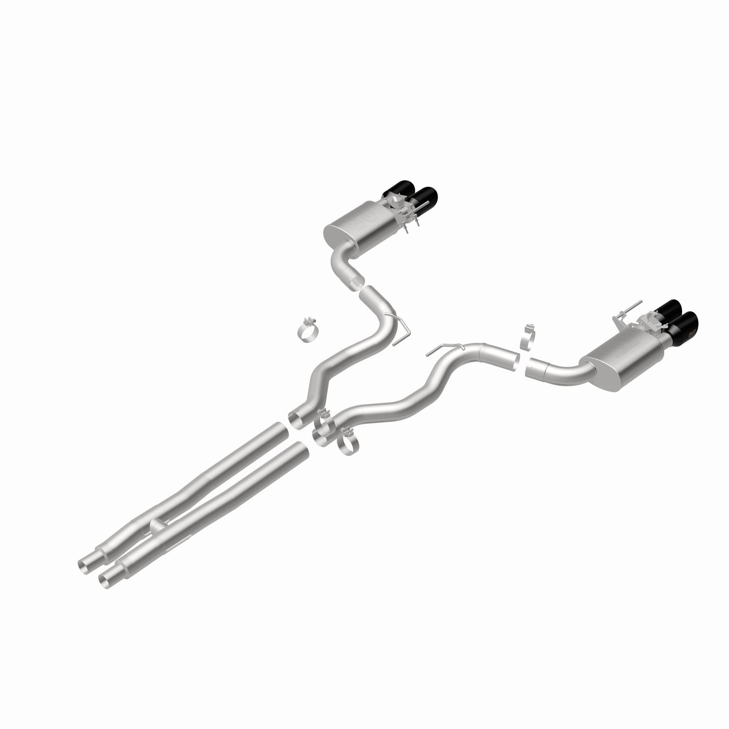 MagnaFlow 19643 - Competition Series Black Chrome Tips Cat-Back System