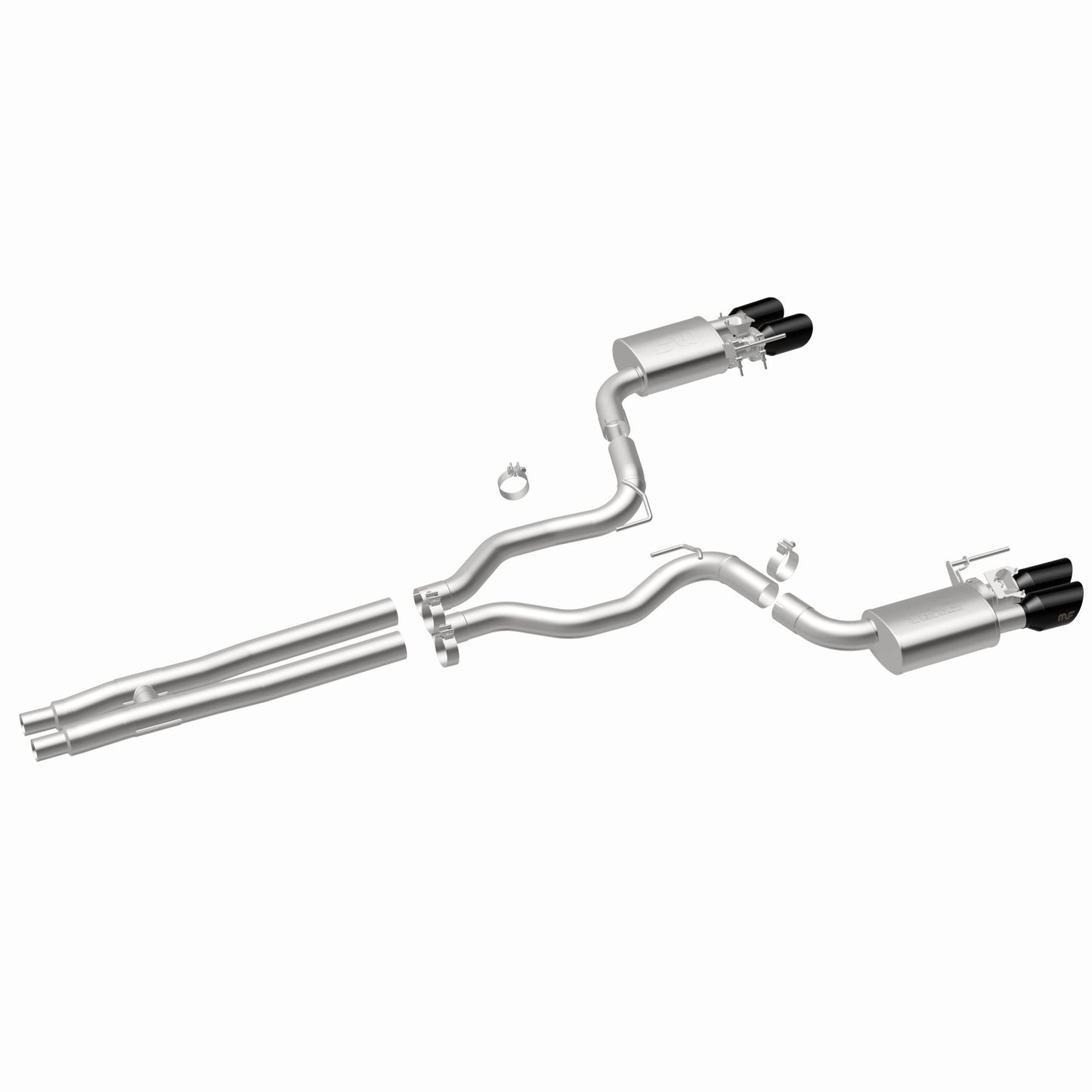 MagnaFlow 19643 - Competition Series Black Chrome Tips Cat-Back System