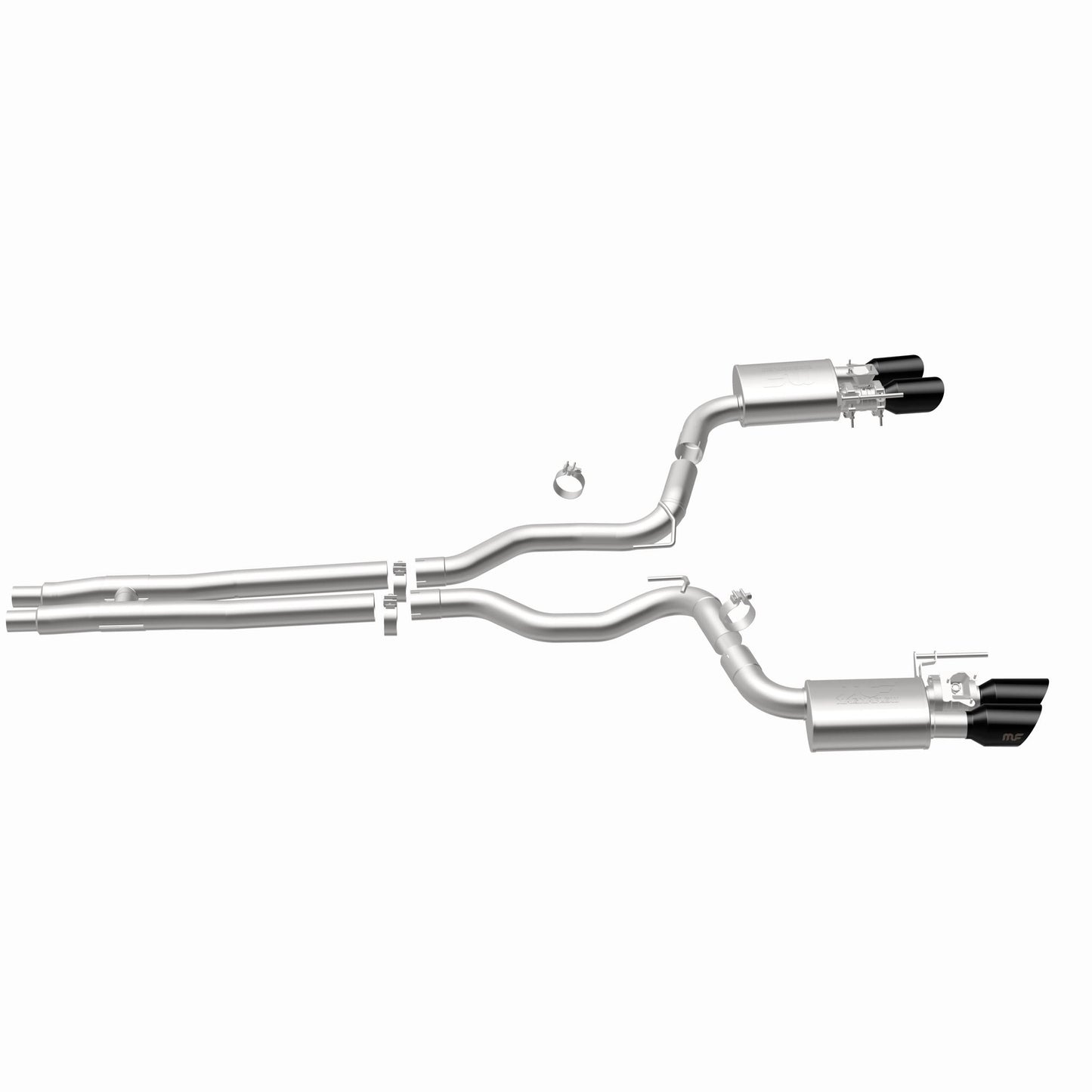 MagnaFlow 19643 - Competition Series Black Chrome Tips Cat-Back System