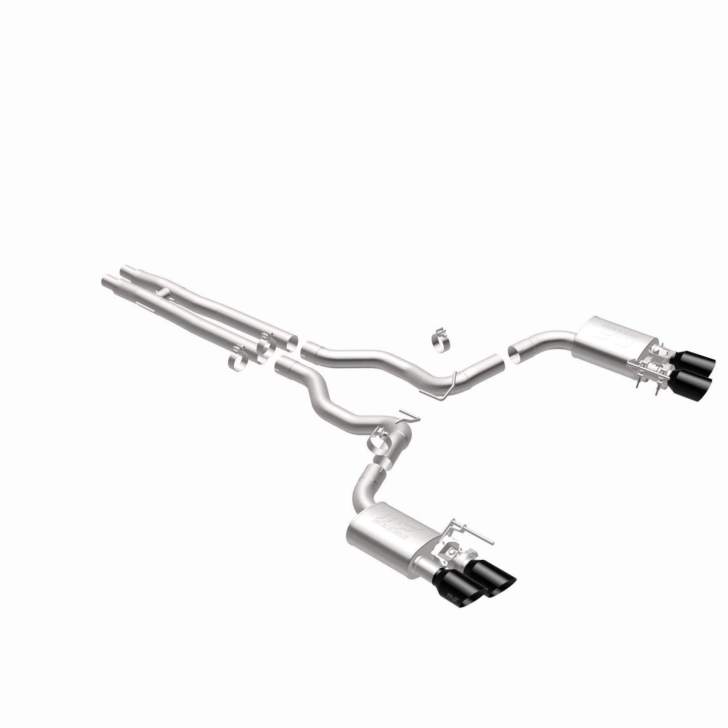 MagnaFlow 19643 - Competition Series Black Chrome Tips Cat-Back System