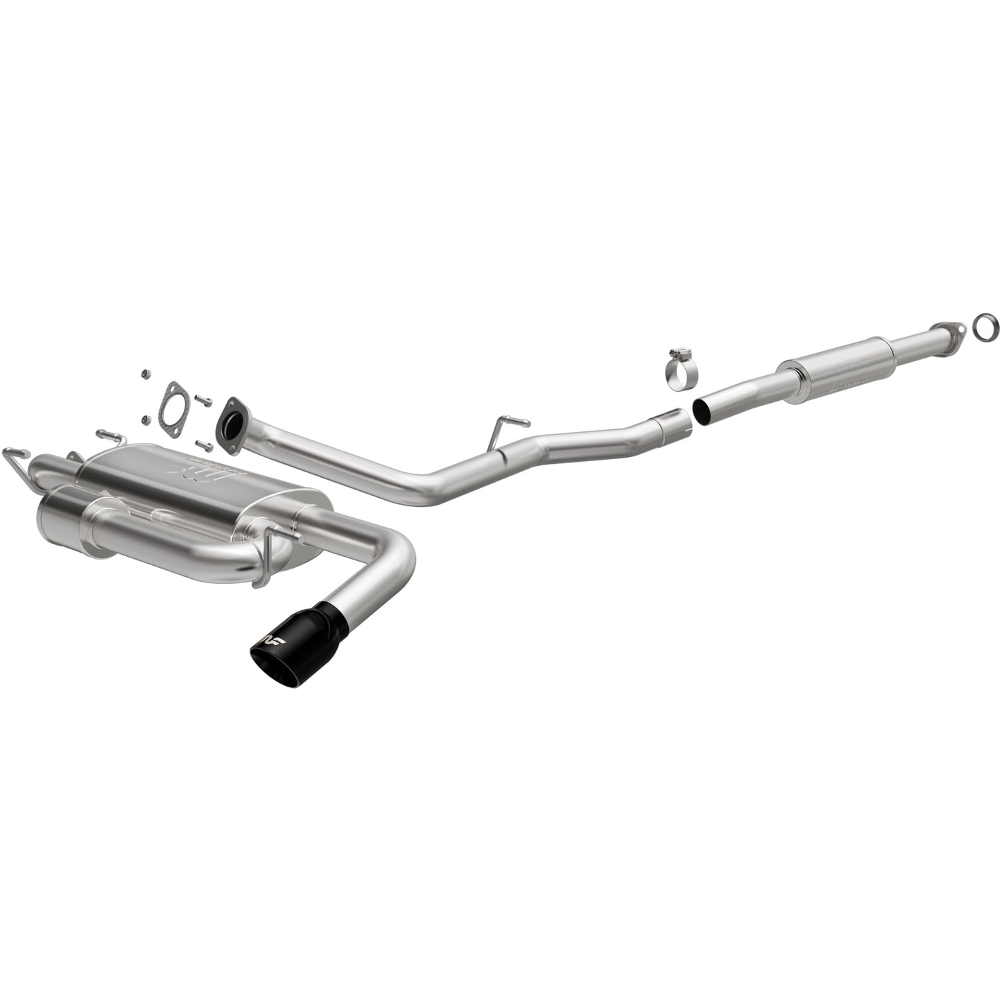 MagnaFlow 19676 - Overland Series Black Chrome Cat-Back System