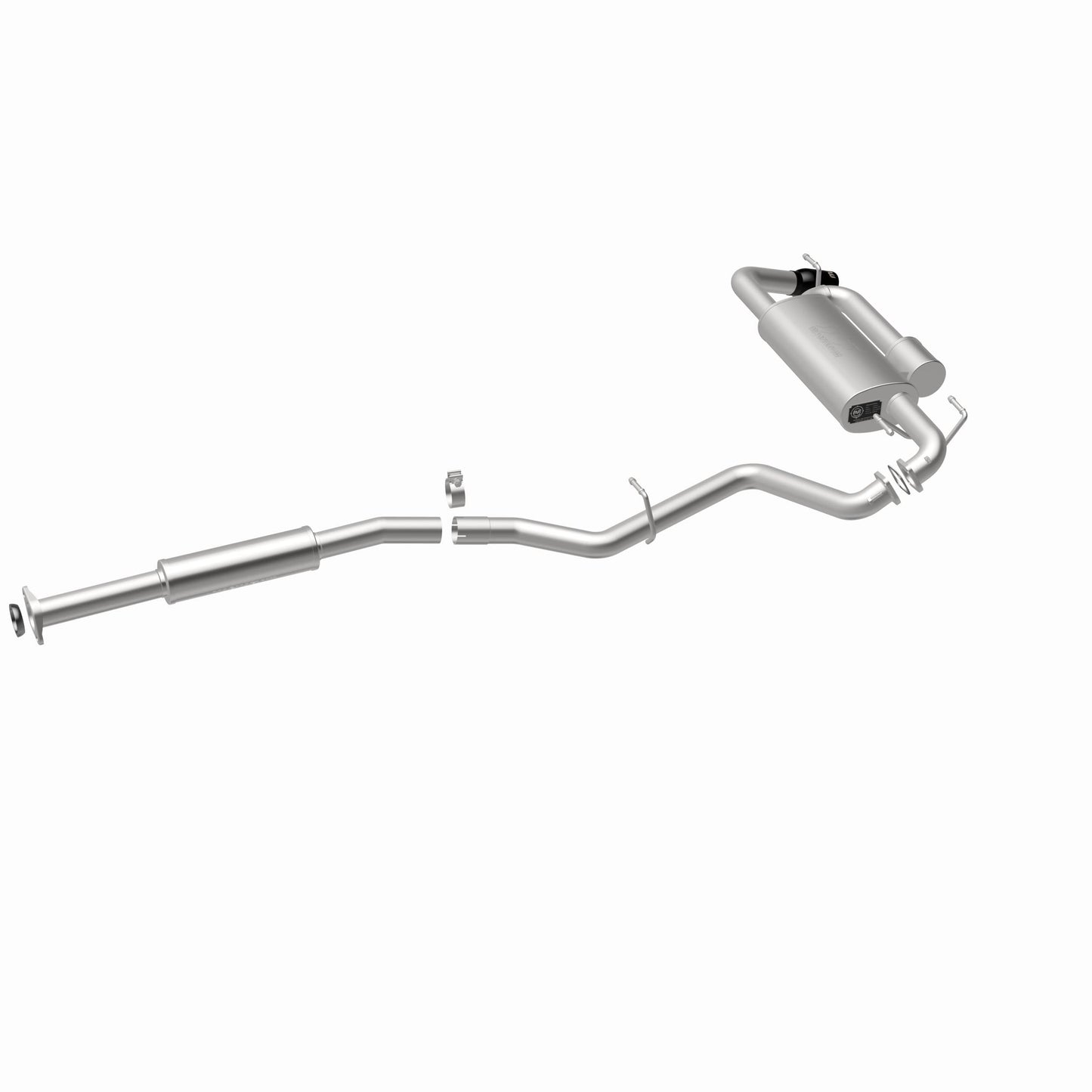 MagnaFlow 19676 - Overland Series Black Chrome Cat-Back System