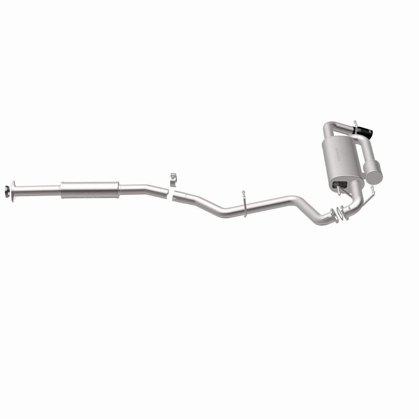 MagnaFlow 19676 - Overland Series Black Chrome Cat-Back System