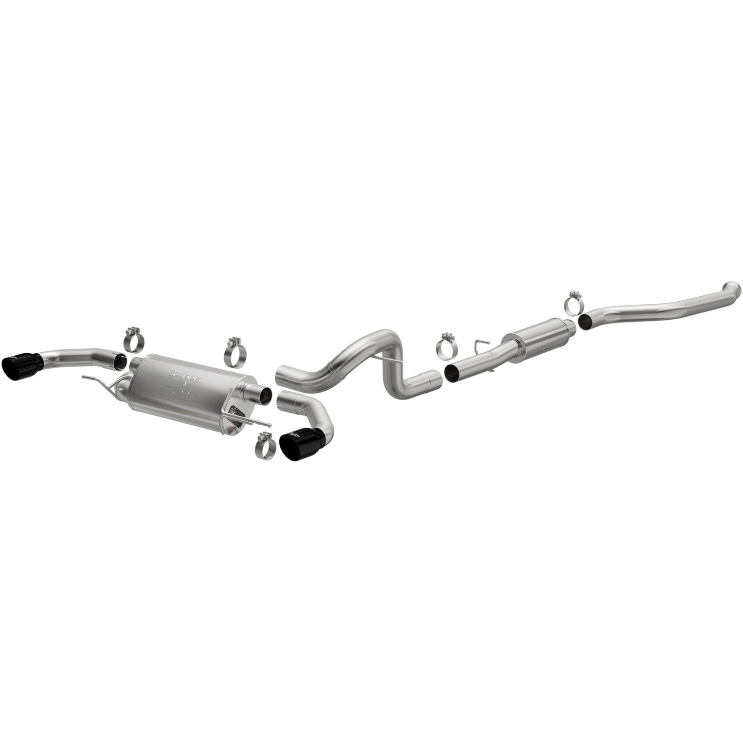 MagnaFlow 19702 - Overland Series Black Chrome Cat-Back System