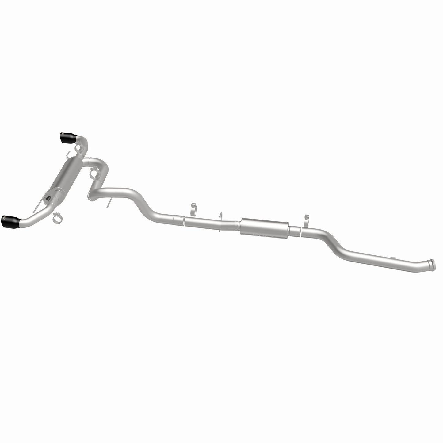 MagnaFlow 19702 - Overland Series Black Chrome Cat-Back System