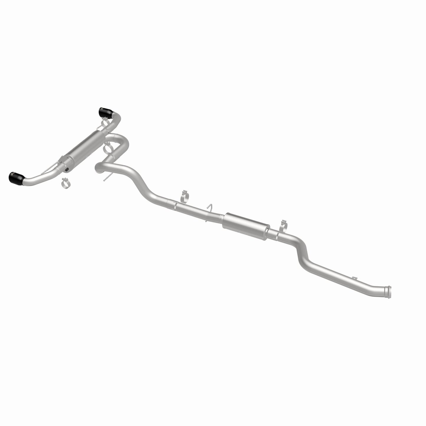 MagnaFlow 19702 - Overland Series Black Chrome Cat-Back System