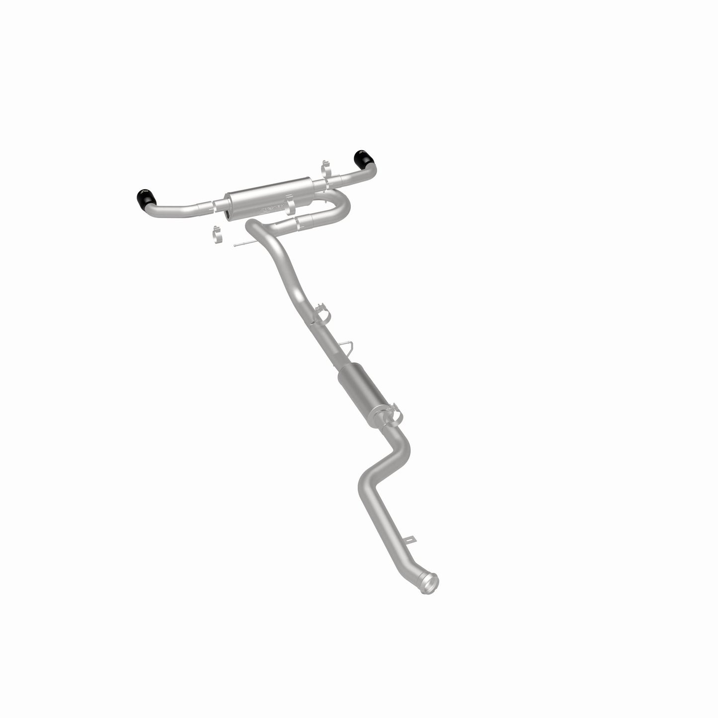 MagnaFlow 19702 - Overland Series Black Chrome Cat-Back System