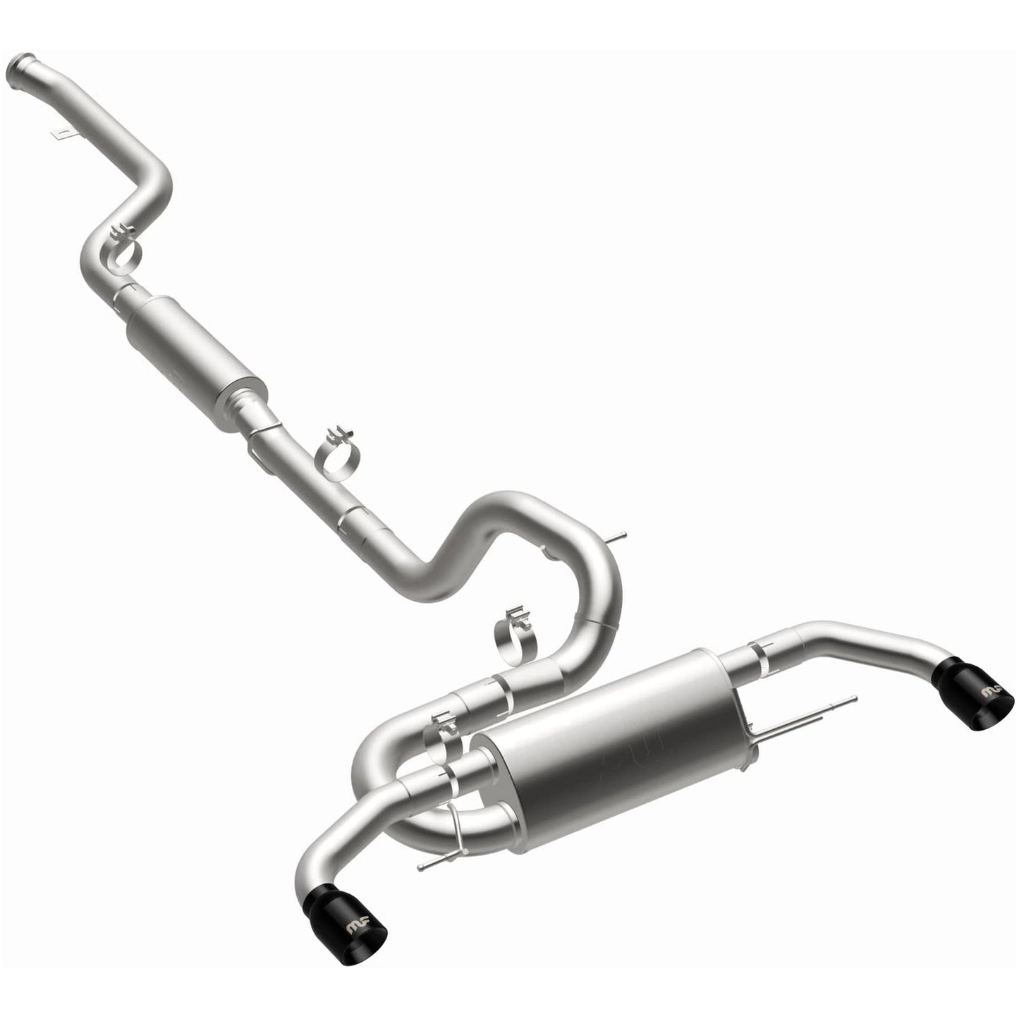 MagnaFlow 19702 - Overland Series Black Chrome Cat-Back System