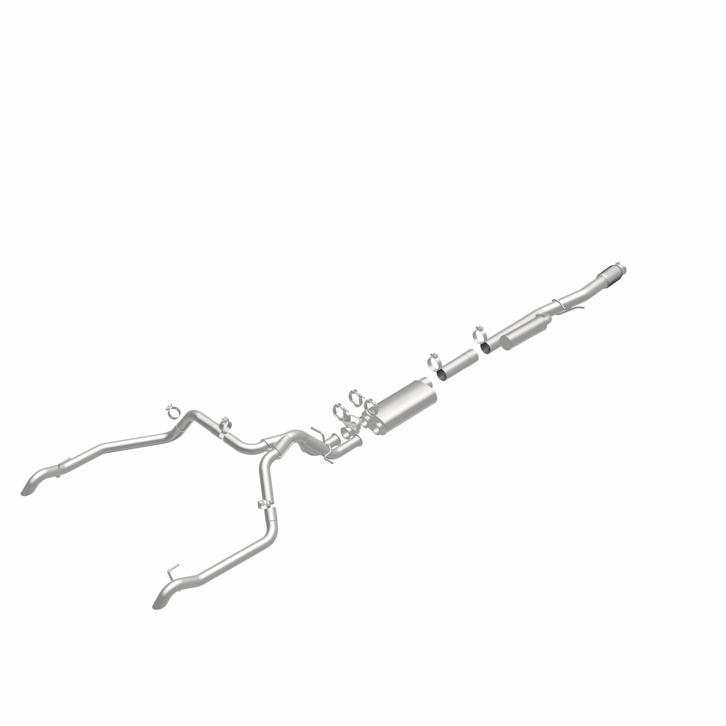 MagnaFlow 19703 - Overland Series Stainless Cat-Back System
