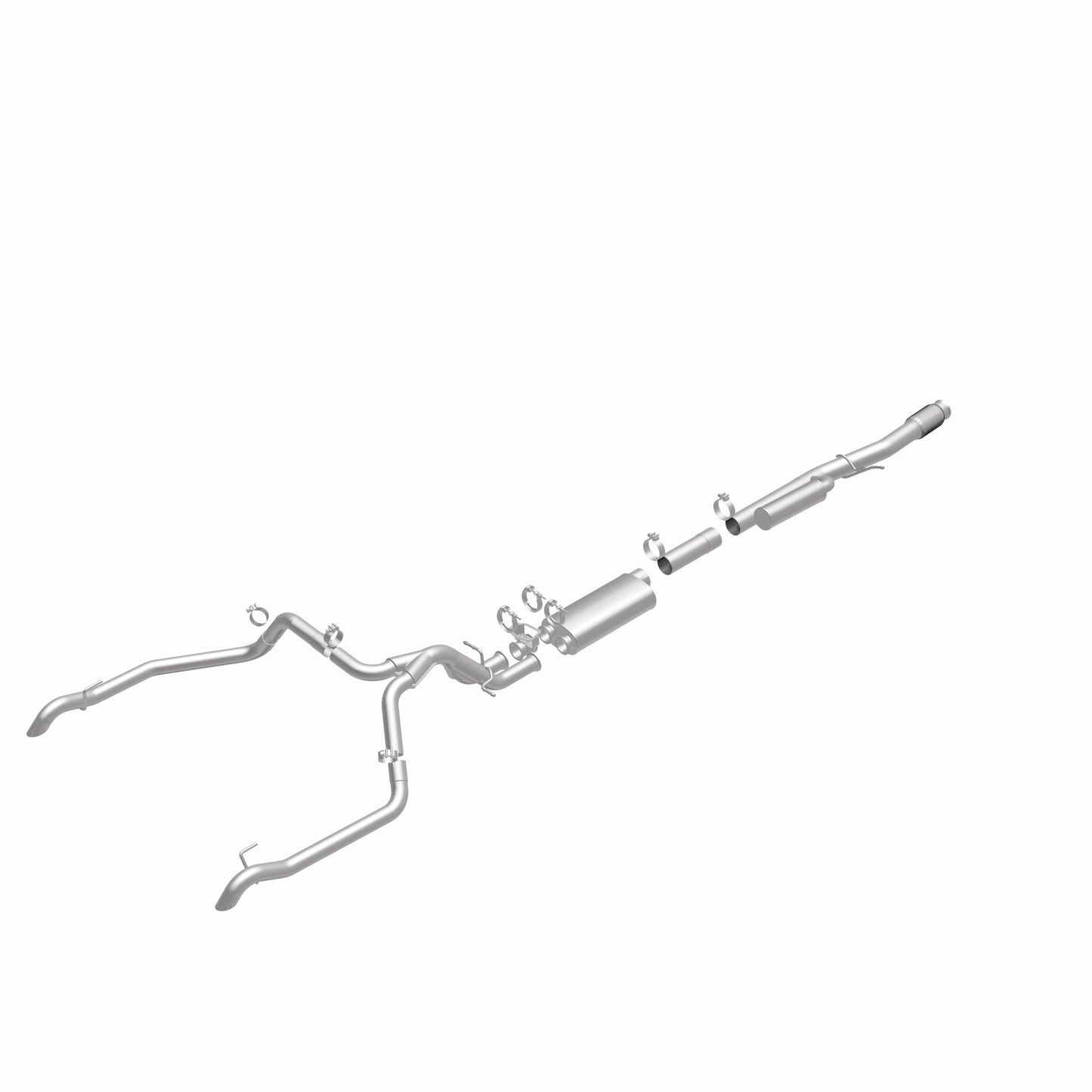 MagnaFlow 19703 - Overland Series Stainless Cat-Back System