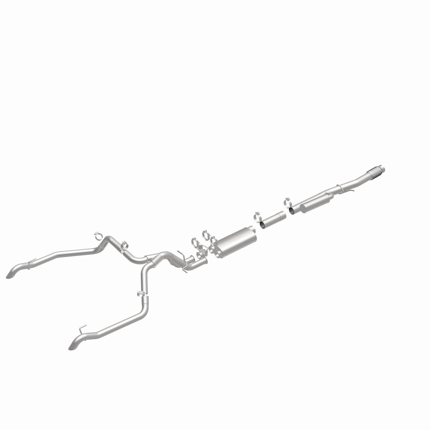 MagnaFlow 19703 - Overland Series Stainless Cat-Back System