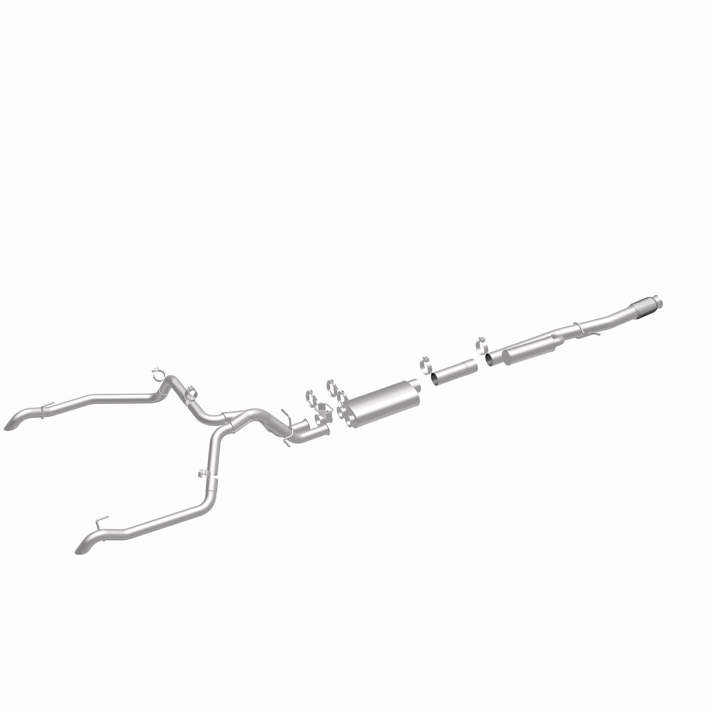 MagnaFlow 19703 - Overland Series Stainless Cat-Back System