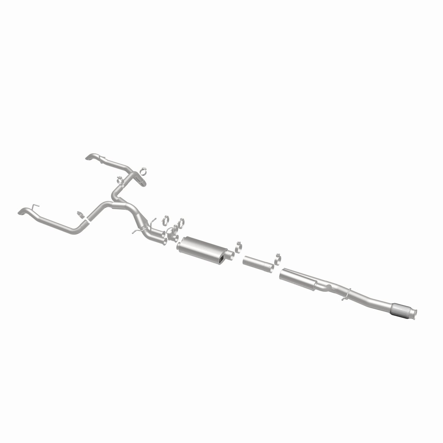 MagnaFlow 19703 - Overland Series Stainless Cat-Back System
