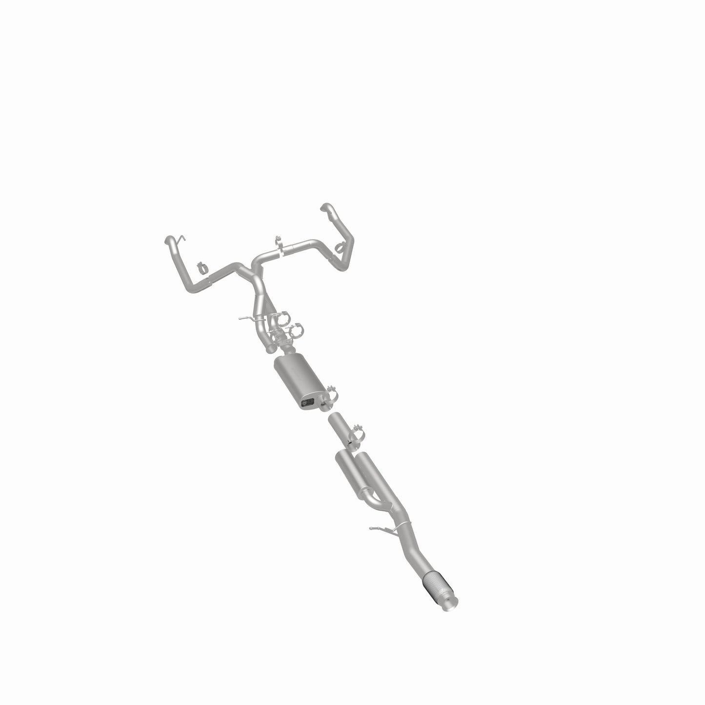 MagnaFlow 19703 - Overland Series Stainless Cat-Back System