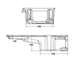 Holley Performance 302-2  OIL PAN