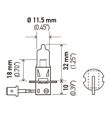 Hella H3 100W  BULBS