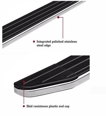 Black Horse Offroad PR-W2076 Premium RUNNING BOARDS