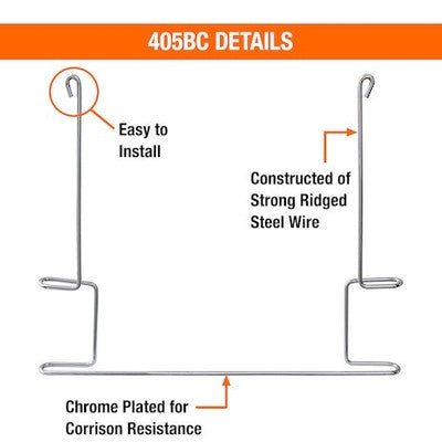 Buyers Products 405BC Mud Flap Anti-Sail Bracket 26-3/4in W x 21in H Set Of 2