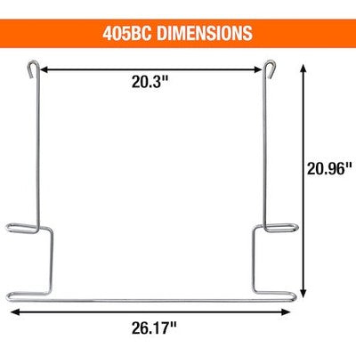 Buyers Products 405BC Mud Flap Anti-Sail Bracket 26-3/4in W x 21in H Set Of 2