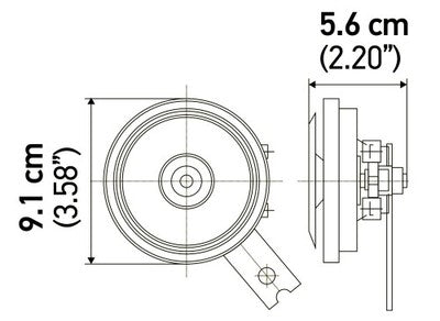 Hella 002768821 S92 Series HORN