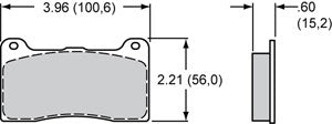 Wilwood Brakes 150-40-7816K  BRAKE PADS