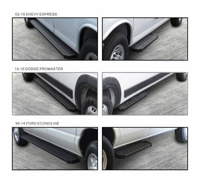 Black Horse Offroad SR-DOR303285 SPARTAN RUNNING BOARDS