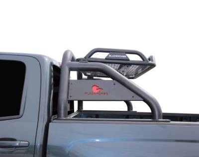 Black Horse Offroad RB-BA1B Tubular Powder Coated Steel Truck Bed Bar