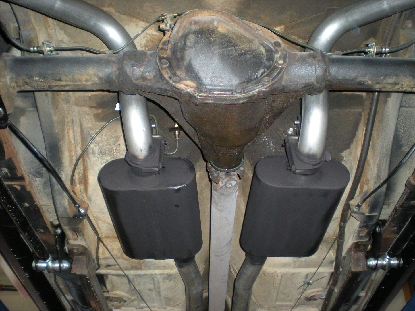 Flowmaster 17129 - Flowmaster American Thunder Crossmember-Back Exhaust System