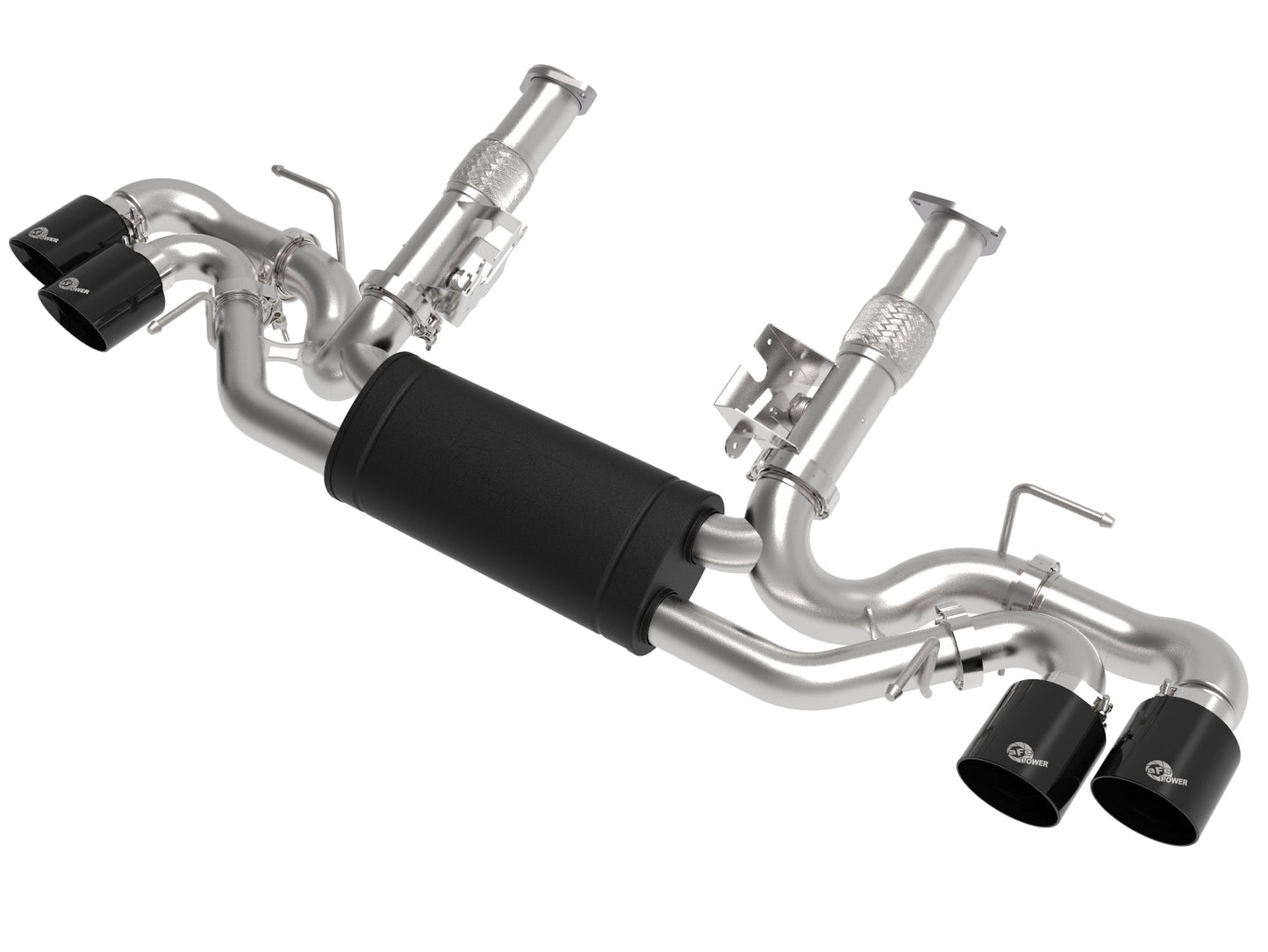 aFe Power 49-34127-B - MACH Force-Xp 304 Stainless Steel Cat-Back Exhaust w/ Muf