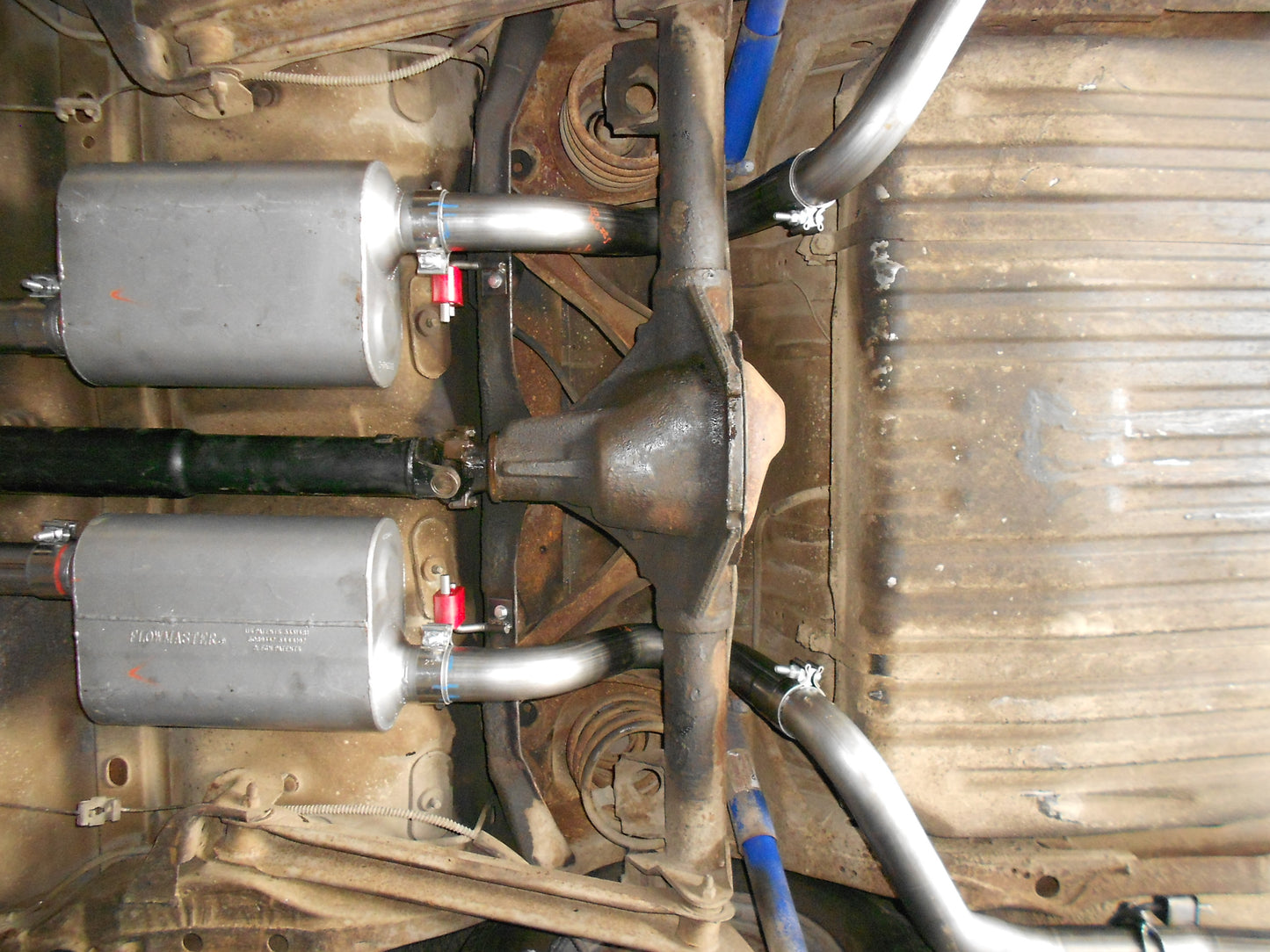 Flowmaster 817409 - Flowmaster American Thunder Crossmember-Back Exhaust System