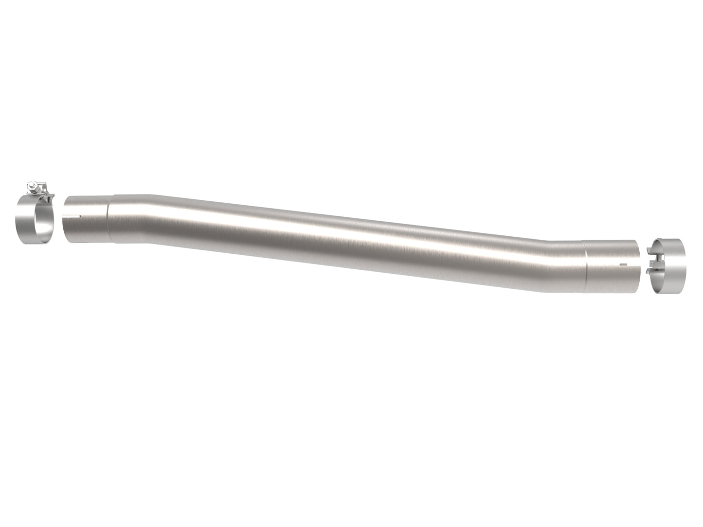aFe Power 49C44137NM - Apollo GT Series 409 Stainless Steel Muffler Delete Pipe