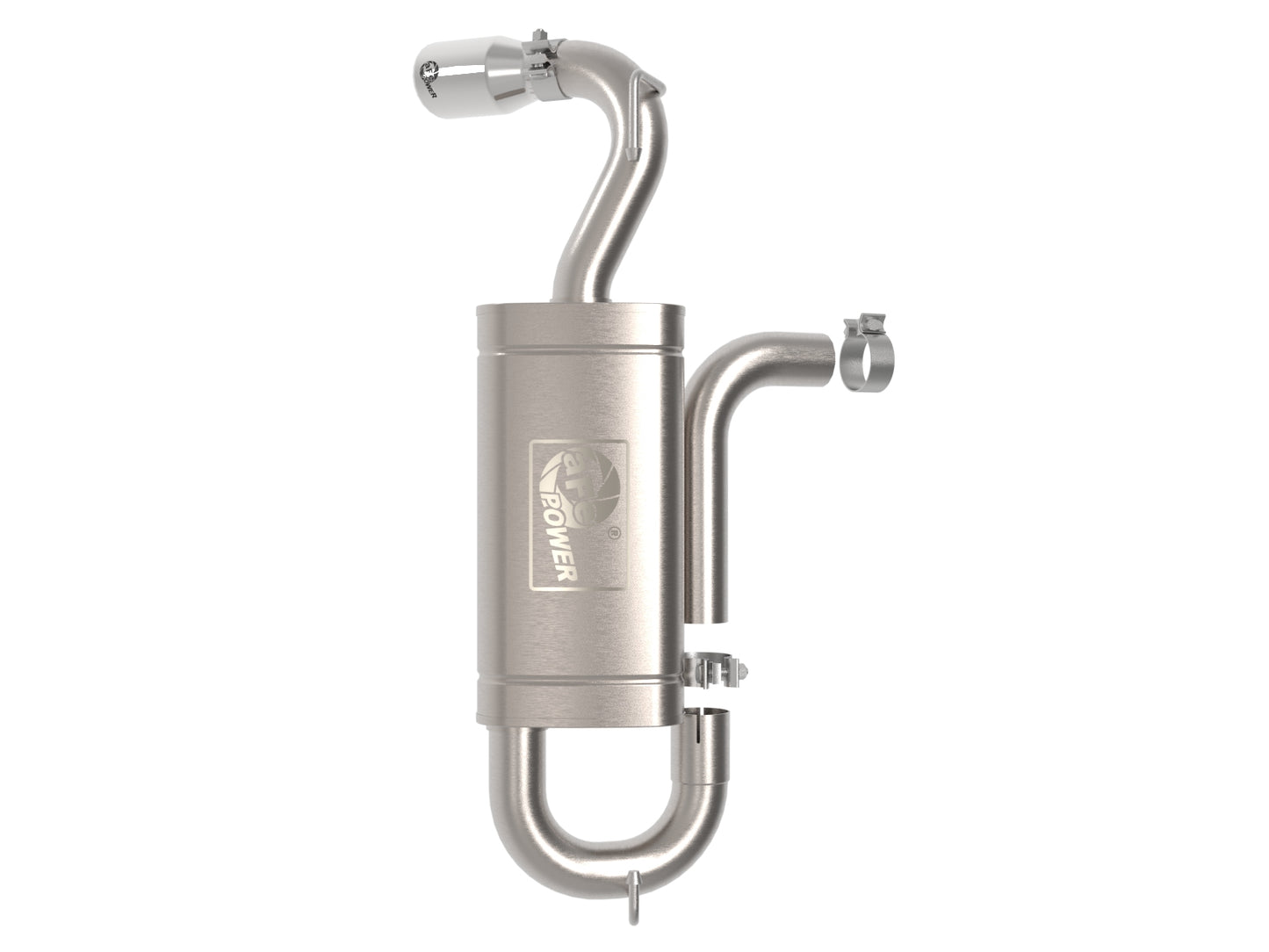 aFe Power 49-33141-P - Vulcan Series 2-1/2 IN 304 Stainless Steel Axle-Back Exha