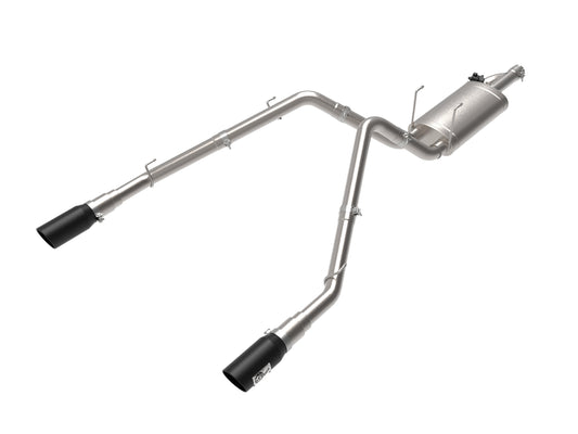 aFe Power 49-32083-B - Gemini XV 3 IN 304 Stainless Steel Cat-Back Exhaust Syste