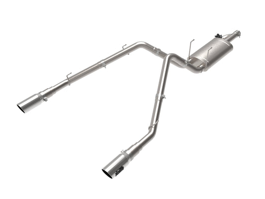 aFe Power 49-32083-P - Gemini XV 3 IN 304 Stainless Steel Cat-Back Exhaust Syste