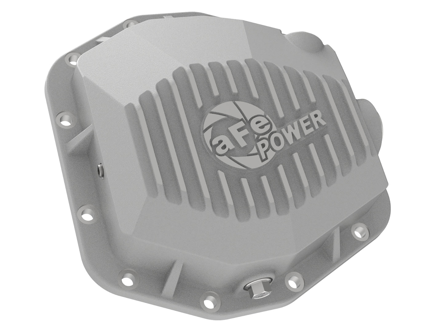 aFe Power 46-71000A - Street Series Rear Differential Cover Raw w/ Machined Fins