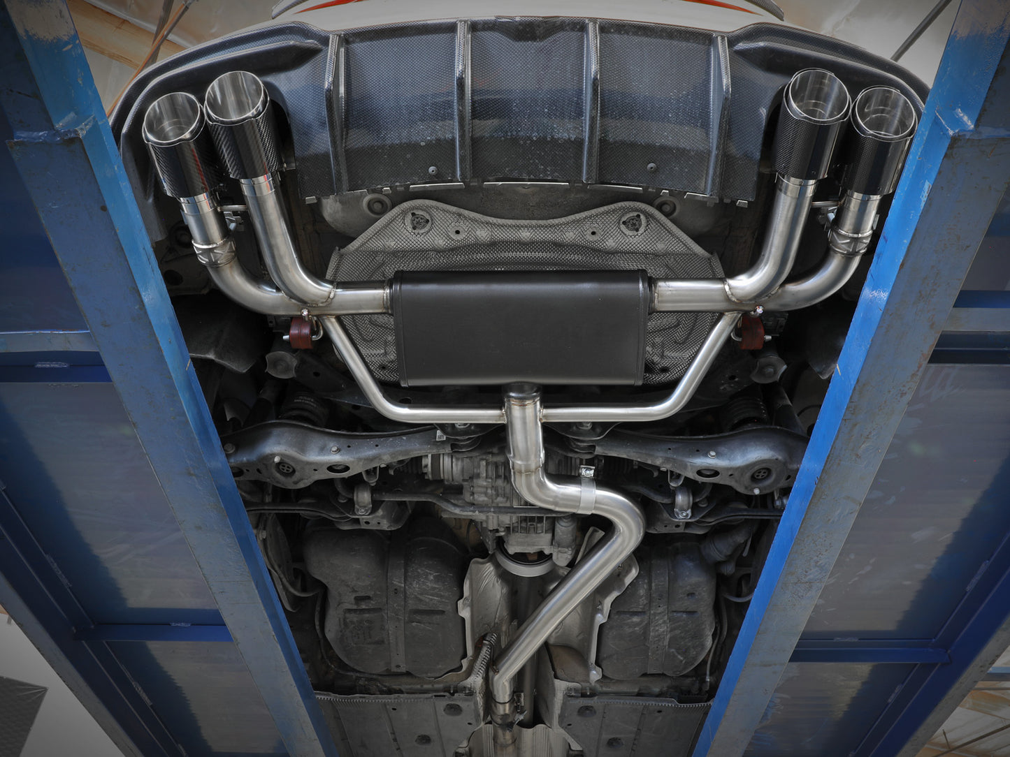 aFe Power 49-36442-P - MACH Force-Xp 3 IN to 2-1/2 IN Stainless Steel Cat-Back E