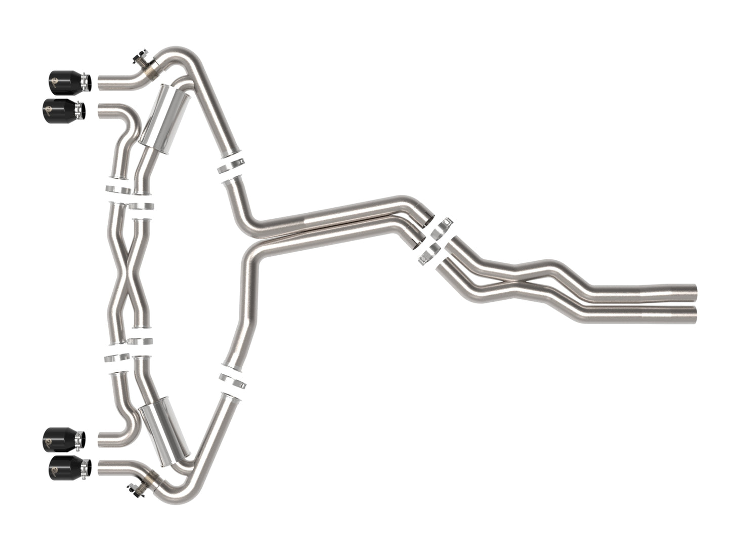 aFe Power 49-36448-B - MACH Force-Xp 3 IN to 2-1/2 IN Stainless Steel Cat-Back E