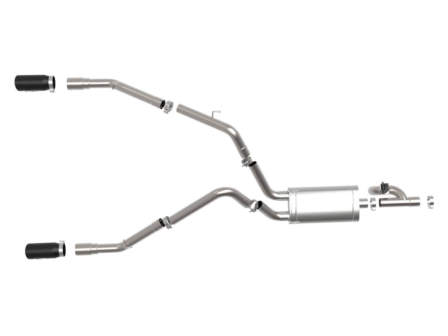 aFe Power 49-32083-B - Gemini XV 3 IN 304 Stainless Steel Cat-Back Exhaust Syste