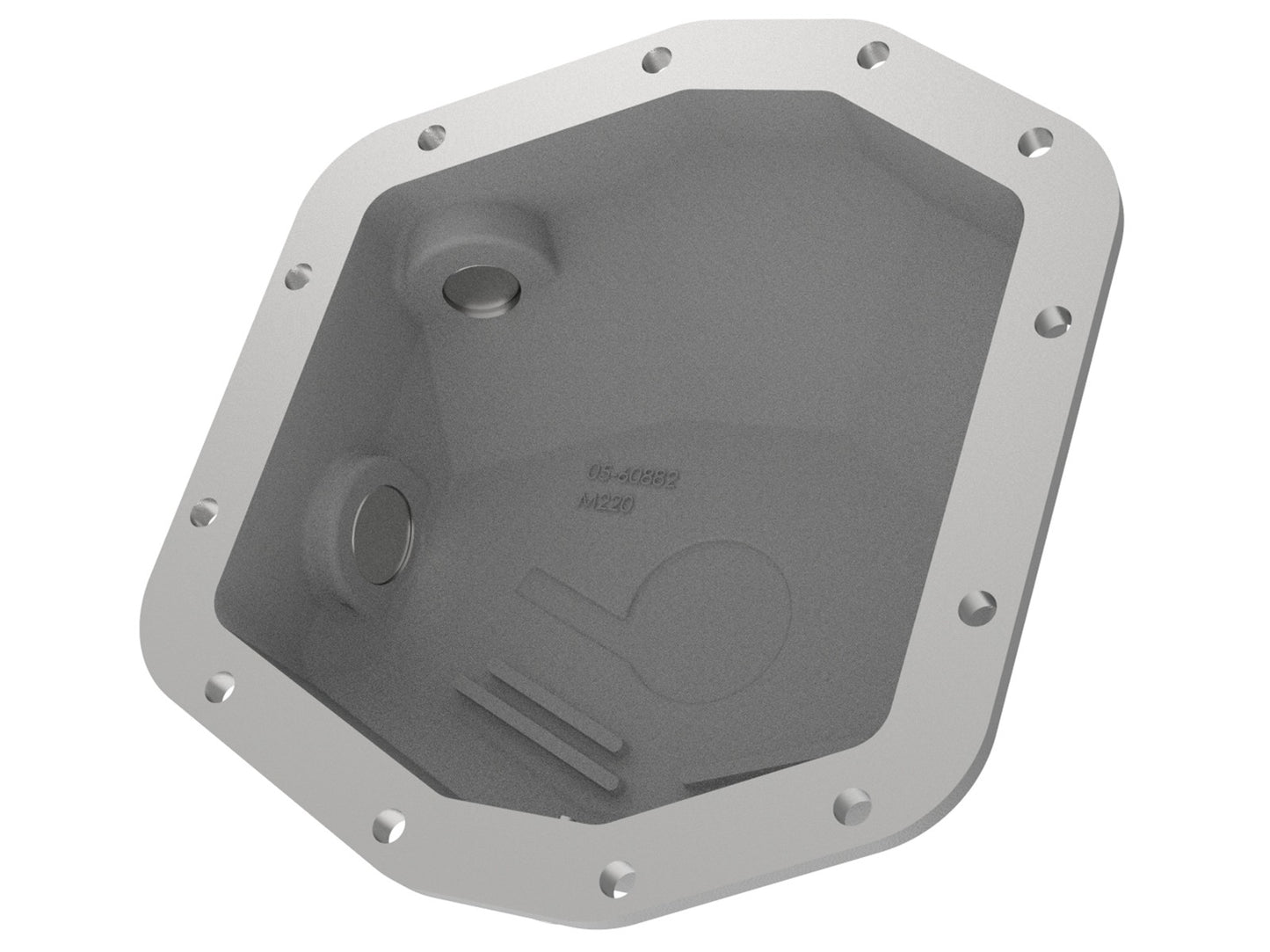 aFe Power 46-71290A - Street Series Rear Differential Cover Raw w/ Machined Fins