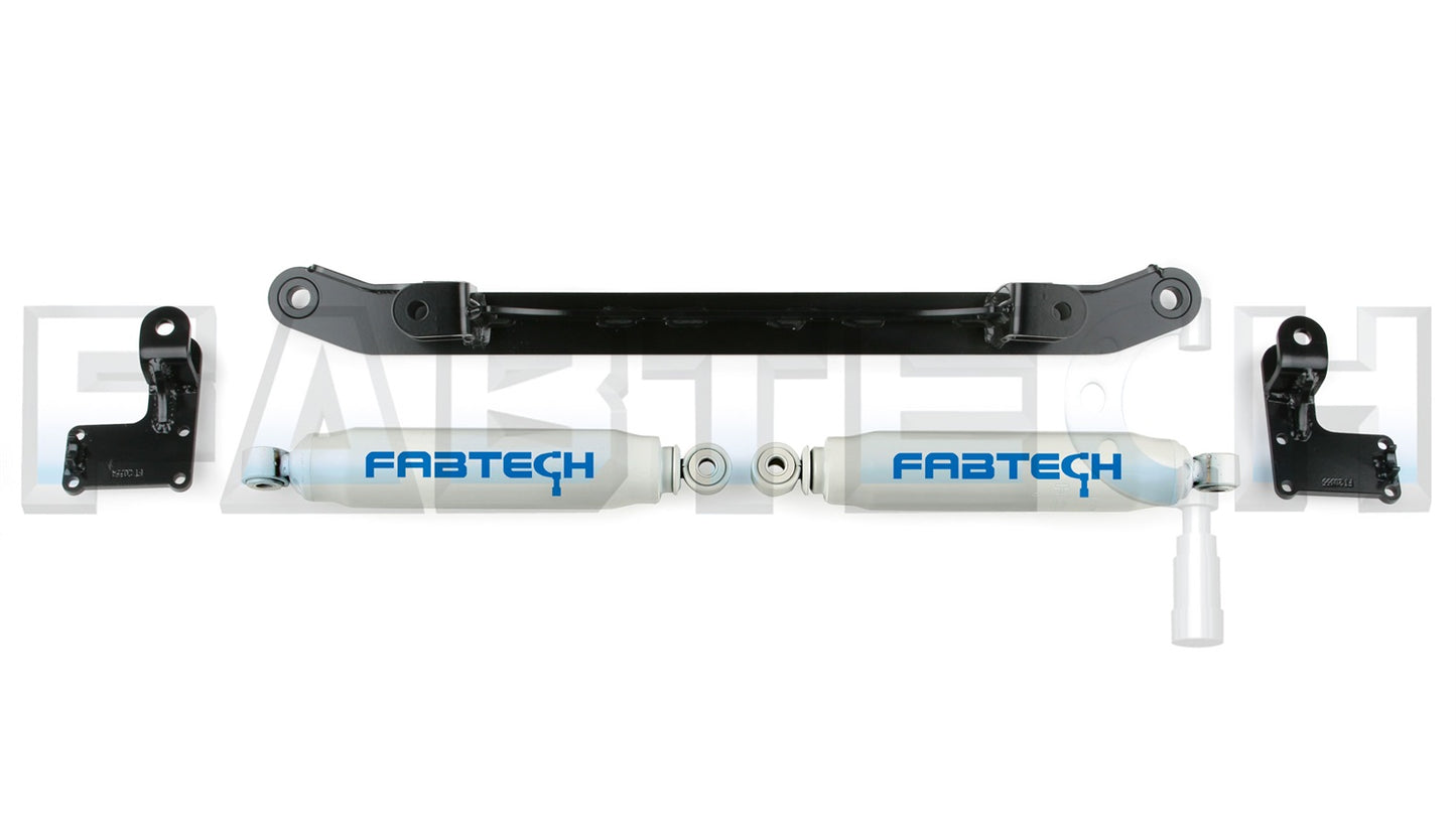 Fabtech FTS8001 - Steering Stabilizer Kit; Dual;