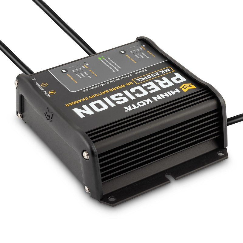 Minn Kota 1832304  MK 230 PCL Battery Charger;  9-1/4 Inch Length X 7.63 Inch Width X 3 Inch Height On-15-Wa:  3-5 Hours Charging Time